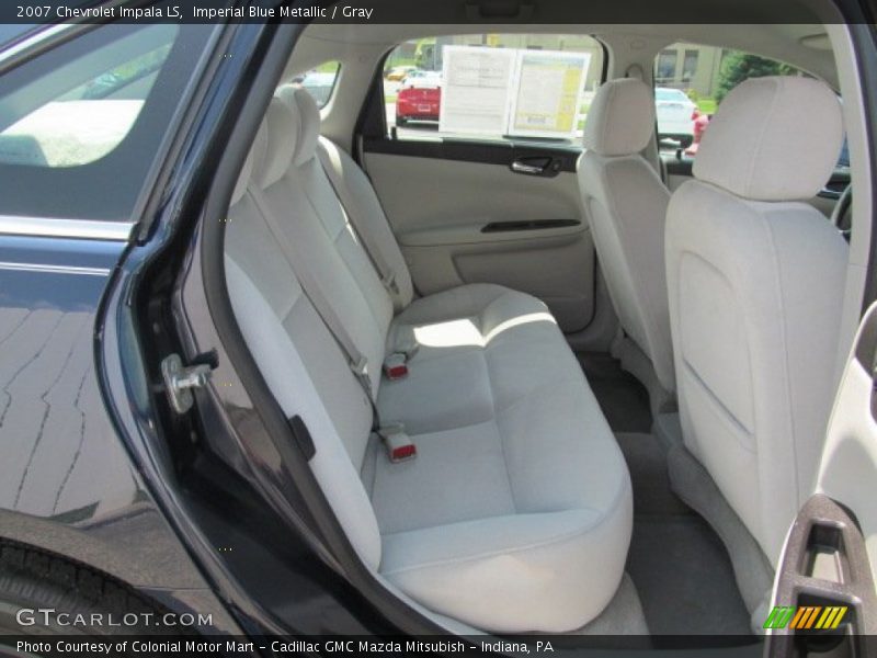 Imperial Blue Metallic / Gray 2007 Chevrolet Impala LS