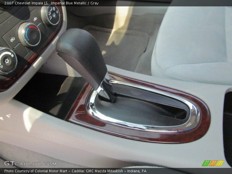 Imperial Blue Metallic / Gray 2007 Chevrolet Impala LS