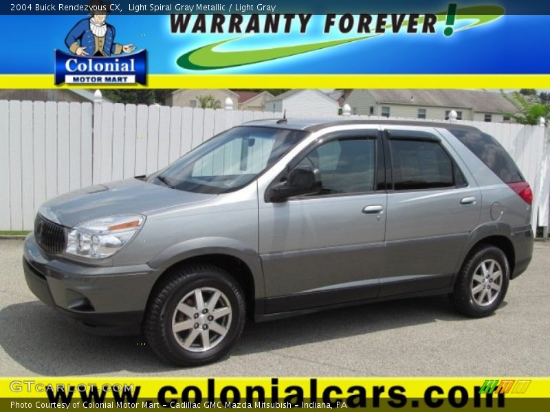 Light Spiral Gray Metallic / Light Gray 2004 Buick Rendezvous CX