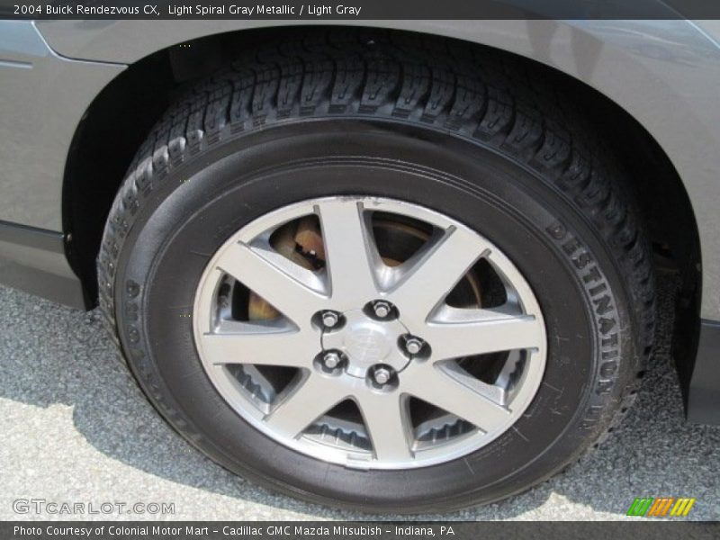 Light Spiral Gray Metallic / Light Gray 2004 Buick Rendezvous CX