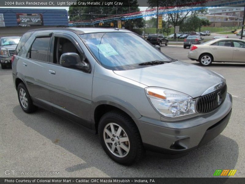 Light Spiral Gray Metallic / Light Gray 2004 Buick Rendezvous CX