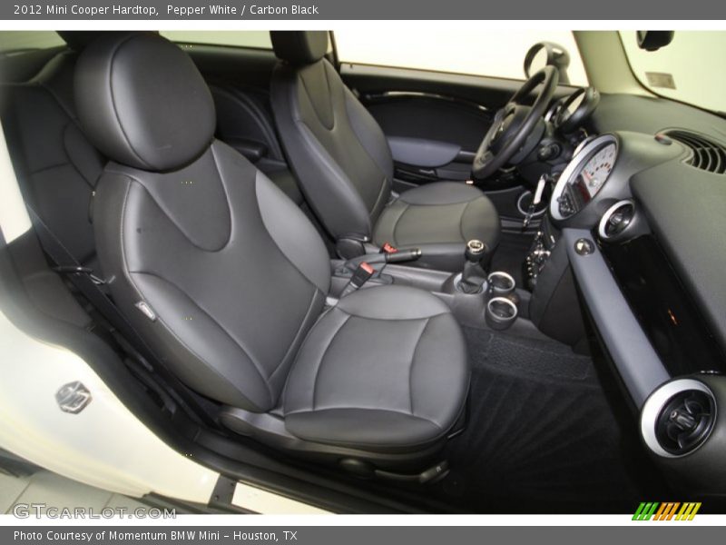 Pepper White / Carbon Black 2012 Mini Cooper Hardtop