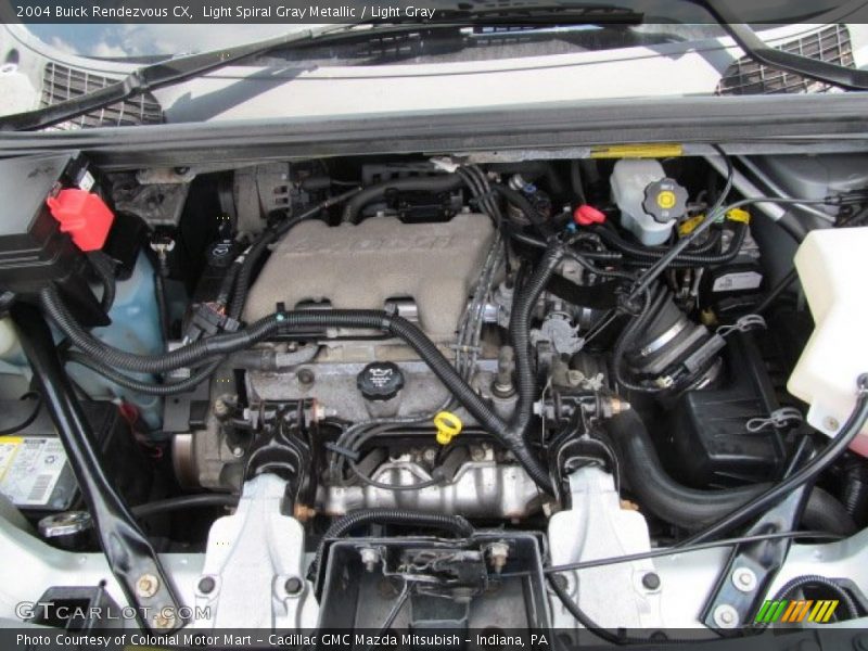 Light Spiral Gray Metallic / Light Gray 2004 Buick Rendezvous CX