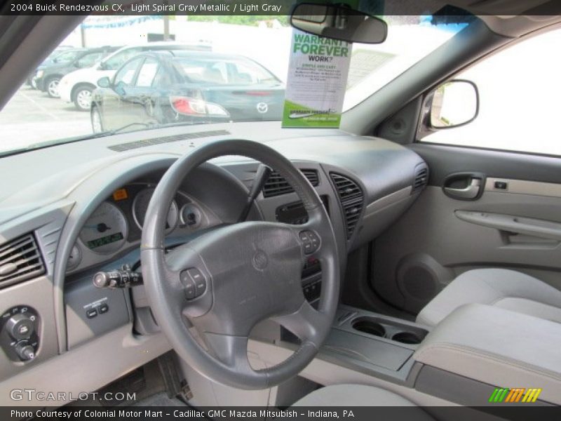 Light Spiral Gray Metallic / Light Gray 2004 Buick Rendezvous CX