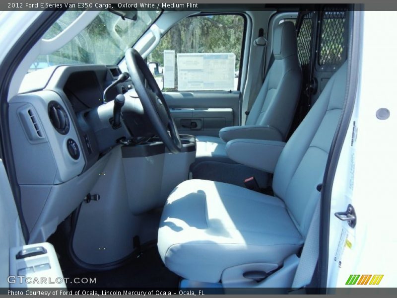 Oxford White / Medium Flint 2012 Ford E Series Van E350 Cargo