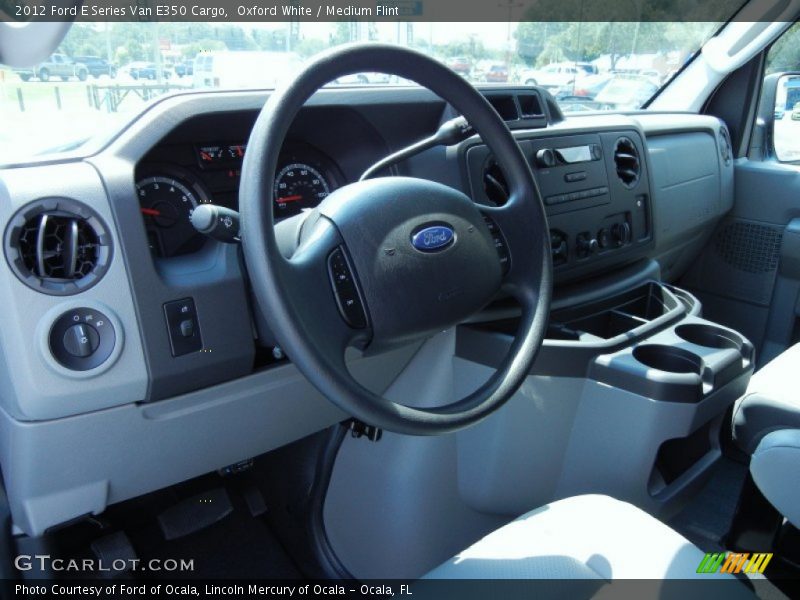 Oxford White / Medium Flint 2012 Ford E Series Van E350 Cargo