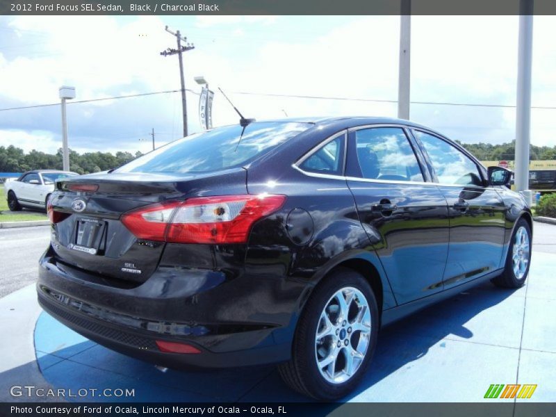Black / Charcoal Black 2012 Ford Focus SEL Sedan