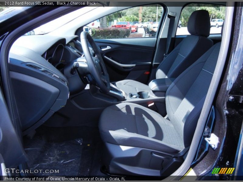 Black / Charcoal Black 2012 Ford Focus SEL Sedan