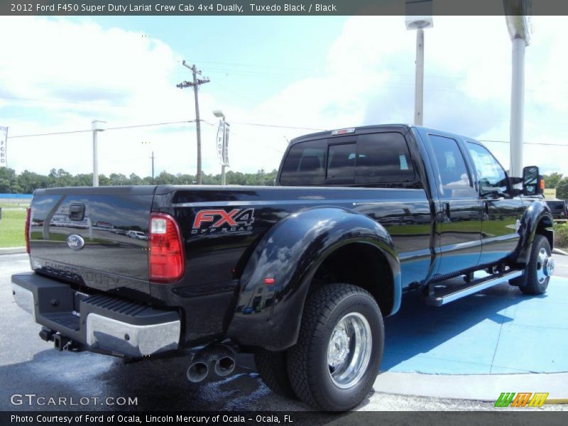  2012 F450 Super Duty Lariat Crew Cab 4x4 Dually Tuxedo Black