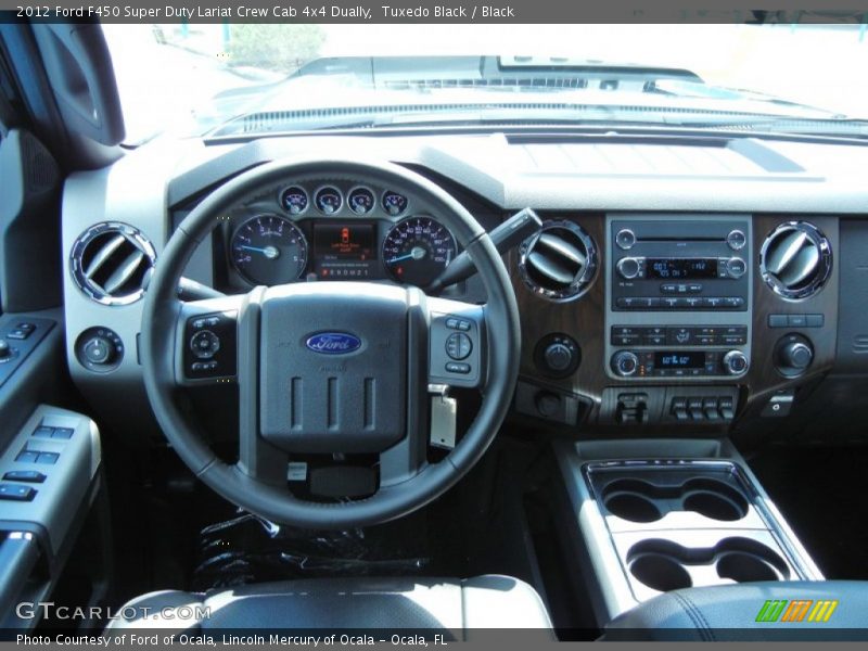 Dashboard of 2012 F450 Super Duty Lariat Crew Cab 4x4 Dually
