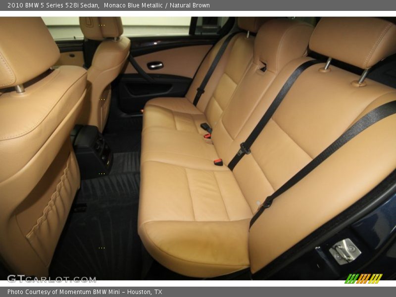 Monaco Blue Metallic / Natural Brown 2010 BMW 5 Series 528i Sedan