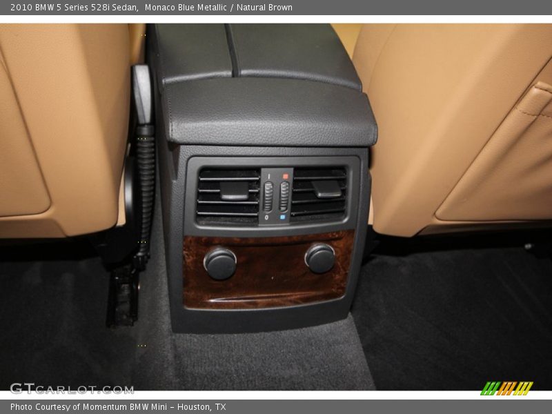 Monaco Blue Metallic / Natural Brown 2010 BMW 5 Series 528i Sedan