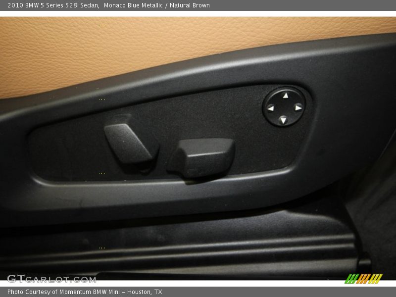 Monaco Blue Metallic / Natural Brown 2010 BMW 5 Series 528i Sedan