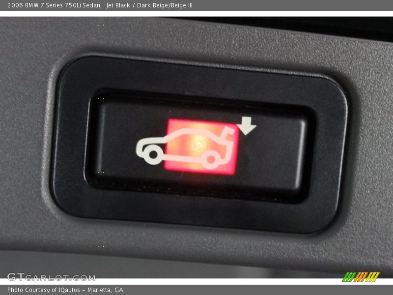 Jet Black / Dark Beige/Beige III 2006 BMW 7 Series 750Li Sedan