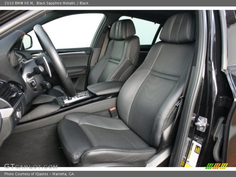 Front Seat of 2010 X6 M 