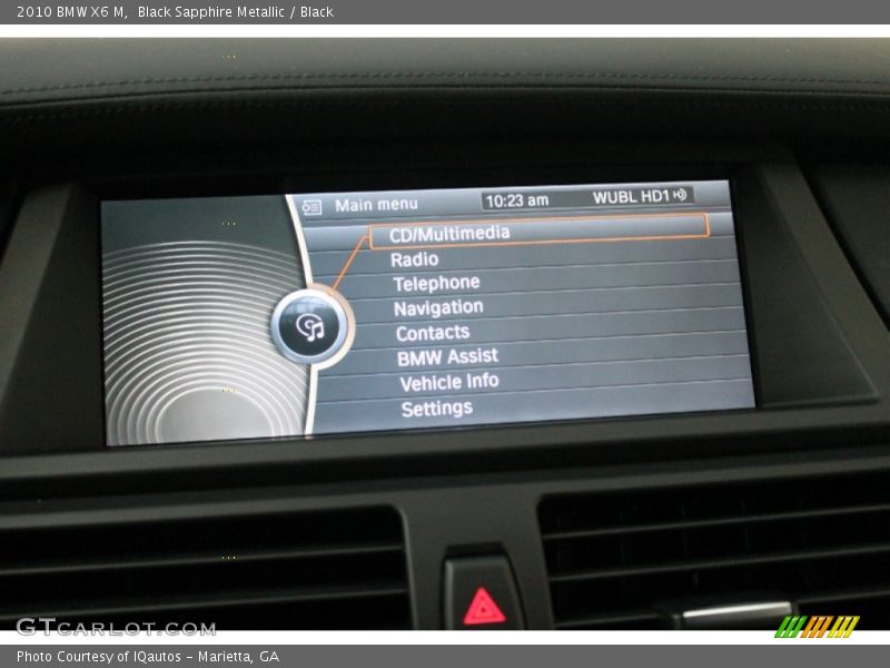 Black Sapphire Metallic / Black 2010 BMW X6 M