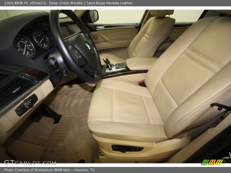 Front Seat of 2009 X5 xDrive30i