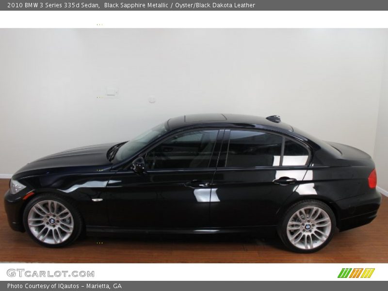 Black Sapphire Metallic / Oyster/Black Dakota Leather 2010 BMW 3 Series 335d Sedan