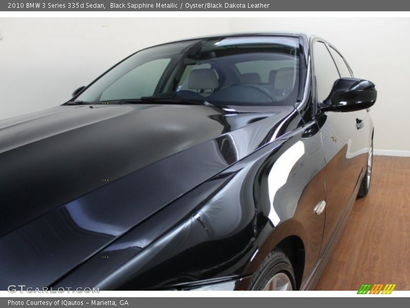 Black Sapphire Metallic / Oyster/Black Dakota Leather 2010 BMW 3 Series 335d Sedan