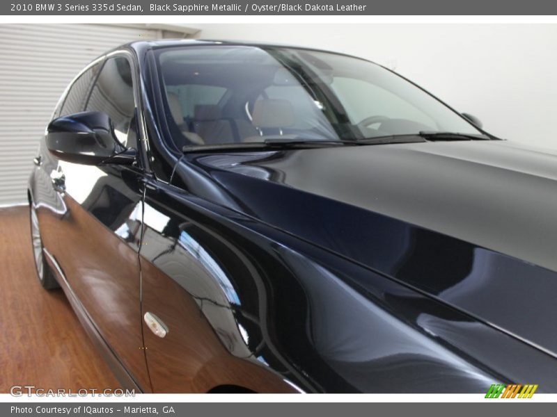 Black Sapphire Metallic / Oyster/Black Dakota Leather 2010 BMW 3 Series 335d Sedan
