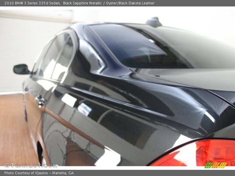 Black Sapphire Metallic / Oyster/Black Dakota Leather 2010 BMW 3 Series 335d Sedan