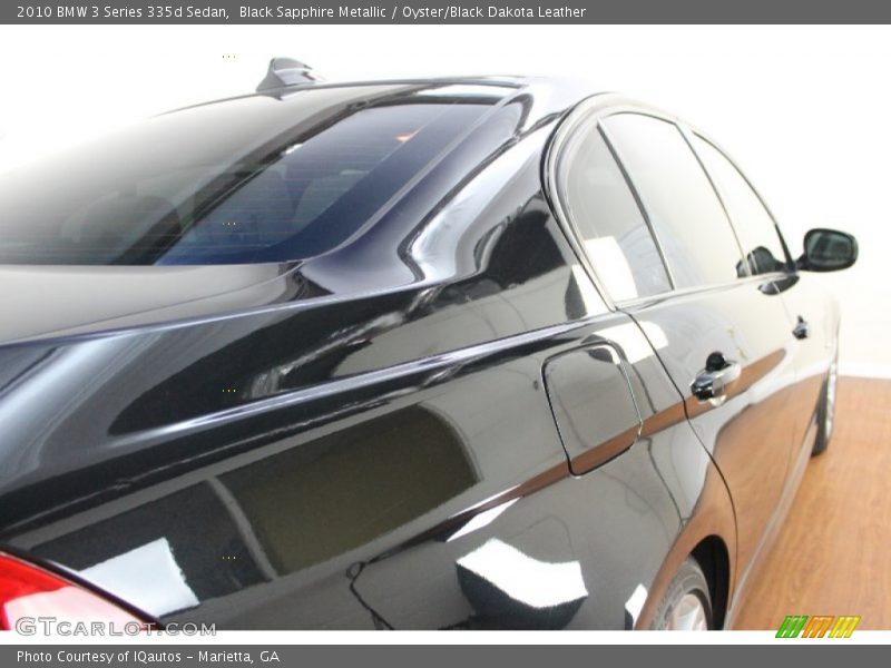 Black Sapphire Metallic / Oyster/Black Dakota Leather 2010 BMW 3 Series 335d Sedan