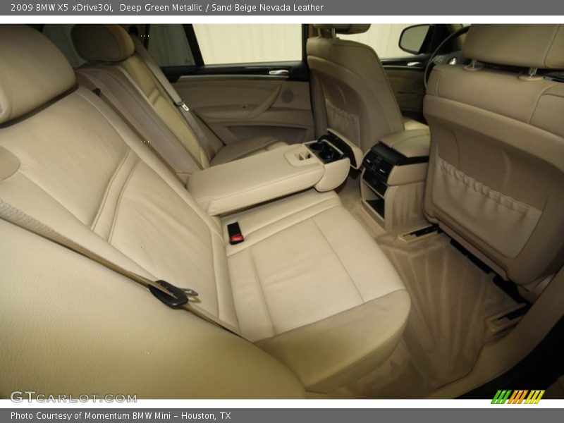 Deep Green Metallic / Sand Beige Nevada Leather 2009 BMW X5 xDrive30i