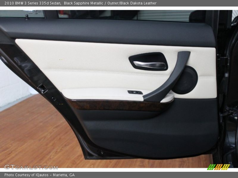 Black Sapphire Metallic / Oyster/Black Dakota Leather 2010 BMW 3 Series 335d Sedan