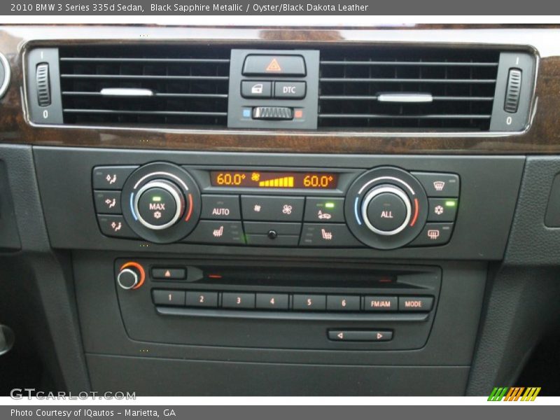Controls of 2010 3 Series 335d Sedan