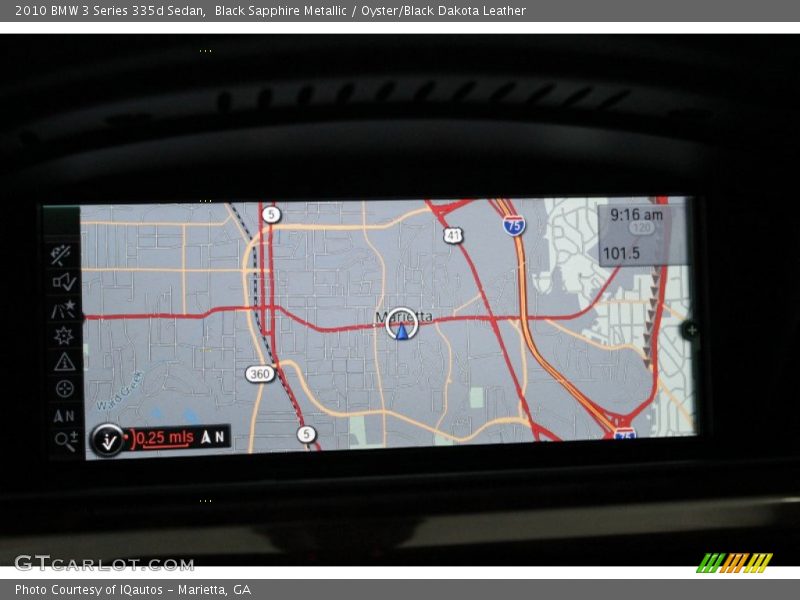Navigation of 2010 3 Series 335d Sedan
