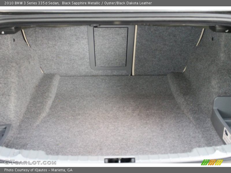  2010 3 Series 335d Sedan Trunk