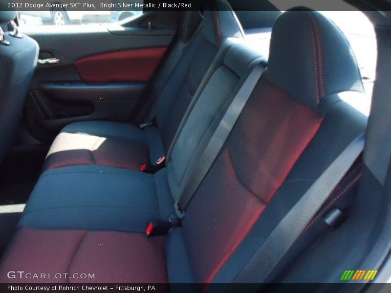 Rear Seat of 2012 Avenger SXT Plus