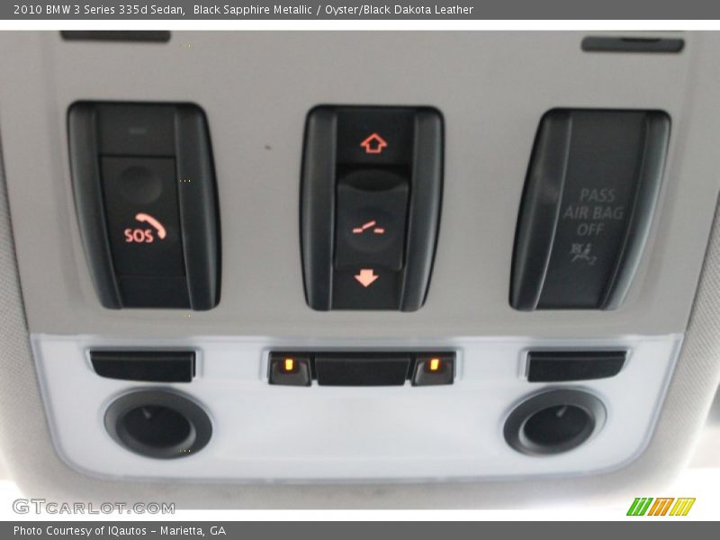 Controls of 2010 3 Series 335d Sedan