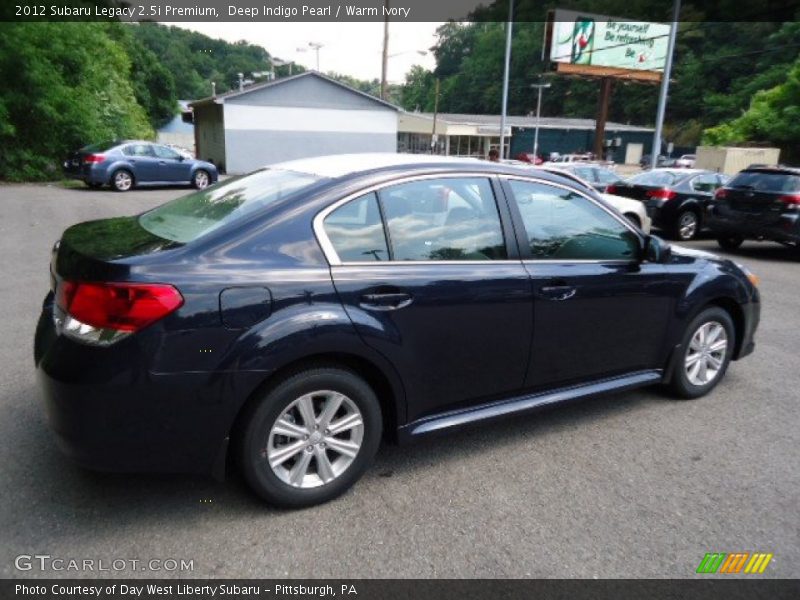 Deep Indigo Pearl / Warm Ivory 2012 Subaru Legacy 2.5i Premium