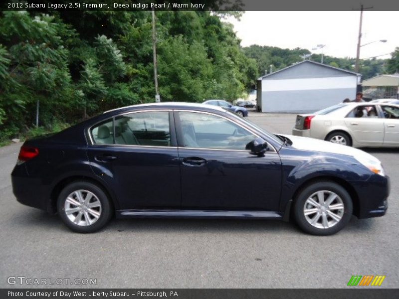Deep Indigo Pearl / Warm Ivory 2012 Subaru Legacy 2.5i Premium