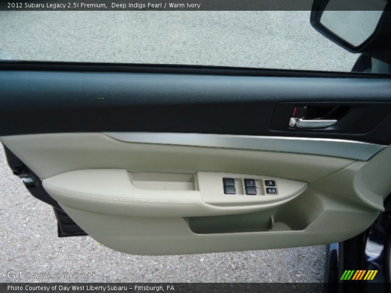 Deep Indigo Pearl / Warm Ivory 2012 Subaru Legacy 2.5i Premium