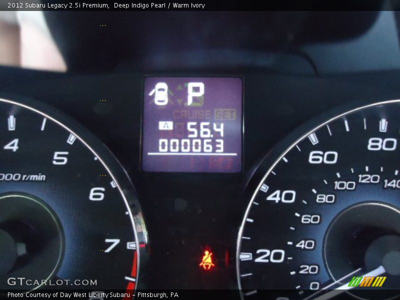 Deep Indigo Pearl / Warm Ivory 2012 Subaru Legacy 2.5i Premium