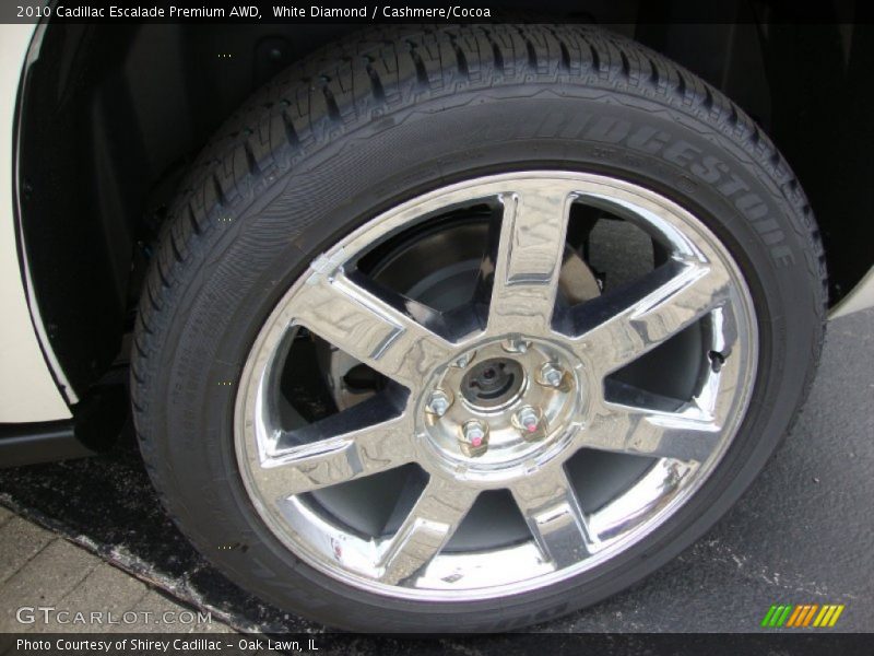 White Diamond / Cashmere/Cocoa 2010 Cadillac Escalade Premium AWD
