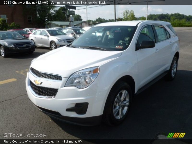 Summit White / Light Titanium/Jet Black 2013 Chevrolet Equinox LS AWD