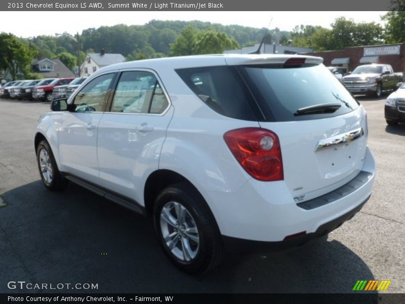 Summit White / Light Titanium/Jet Black 2013 Chevrolet Equinox LS AWD