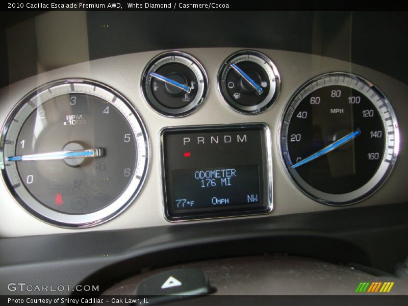 White Diamond / Cashmere/Cocoa 2010 Cadillac Escalade Premium AWD