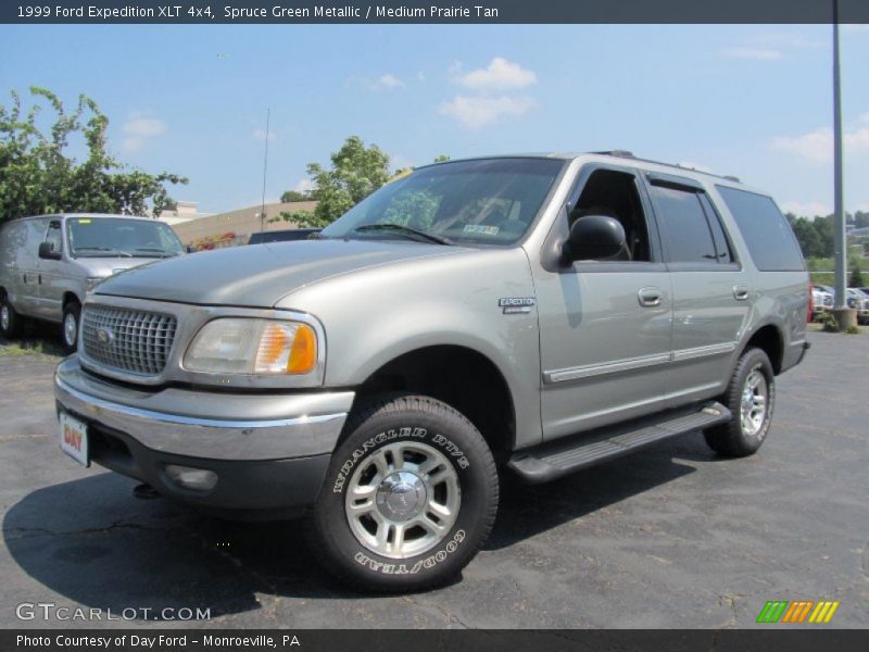 Spruce Green Metallic / Medium Prairie Tan 1999 Ford Expedition XLT 4x4