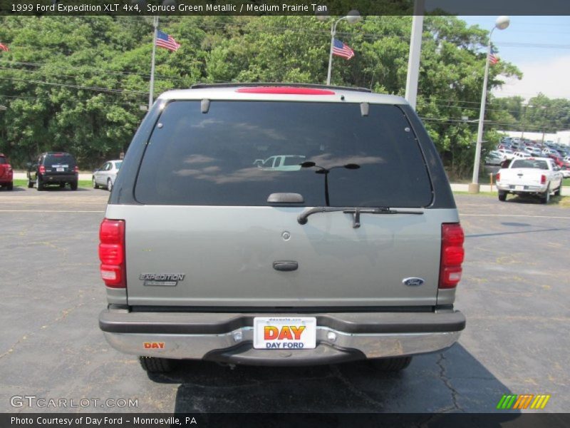 Spruce Green Metallic / Medium Prairie Tan 1999 Ford Expedition XLT 4x4