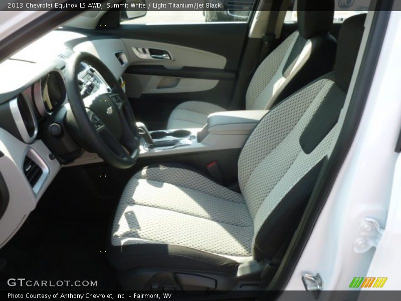 Summit White / Light Titanium/Jet Black 2013 Chevrolet Equinox LS AWD