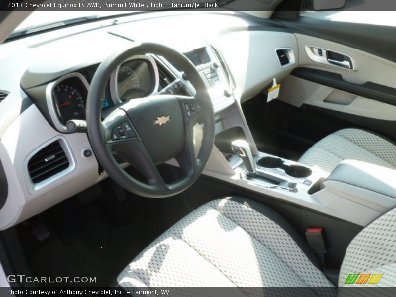  2013 Equinox LS AWD Light Titanium/Jet Black Interior