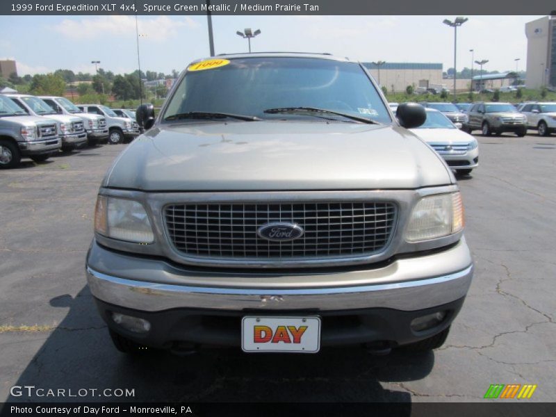 Spruce Green Metallic / Medium Prairie Tan 1999 Ford Expedition XLT 4x4
