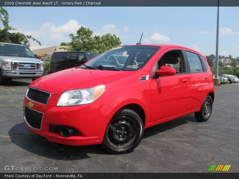 Victory Red / Charcoal 2009 Chevrolet Aveo Aveo5 LT
