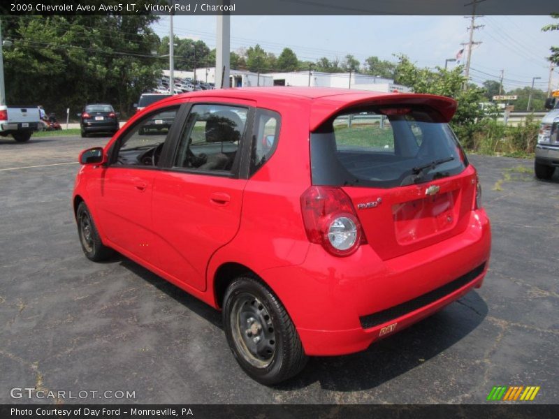 Victory Red / Charcoal 2009 Chevrolet Aveo Aveo5 LT