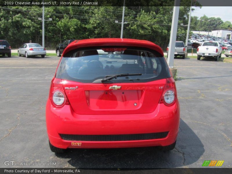 Victory Red / Charcoal 2009 Chevrolet Aveo Aveo5 LT