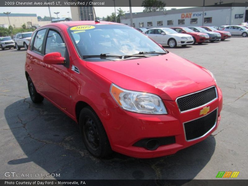 Victory Red / Charcoal 2009 Chevrolet Aveo Aveo5 LT